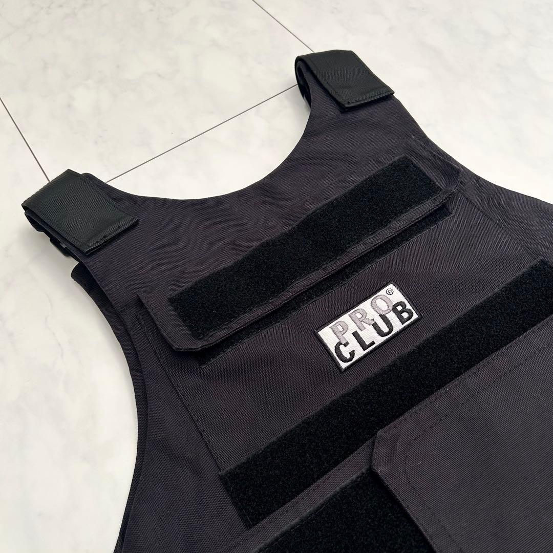 【入手困難】PRO CLUB プロクラブ　ベスト　防弾チョッキ　刺繍　美品