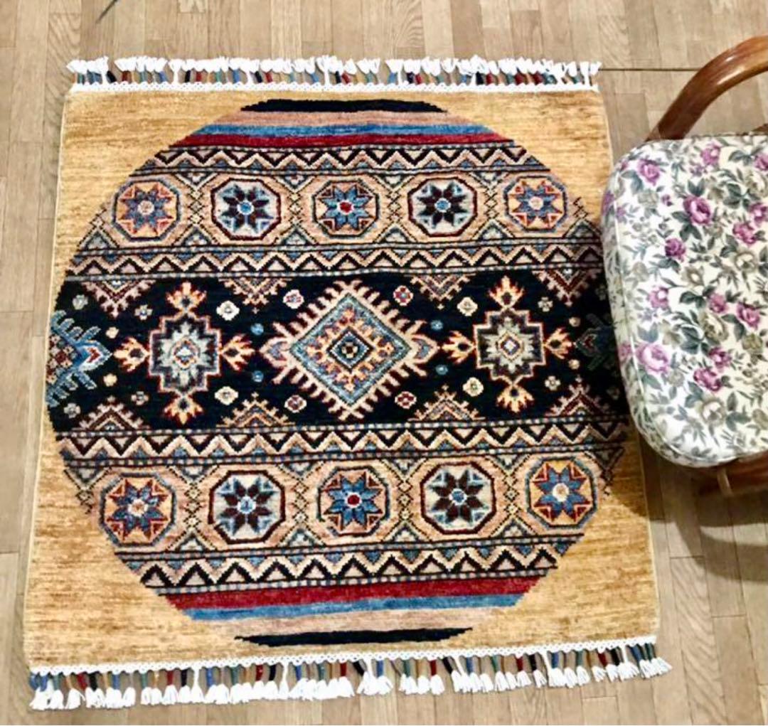 ペルシャゾランヴァリギャッベ/サイズ：87x87cm. ….zg2.