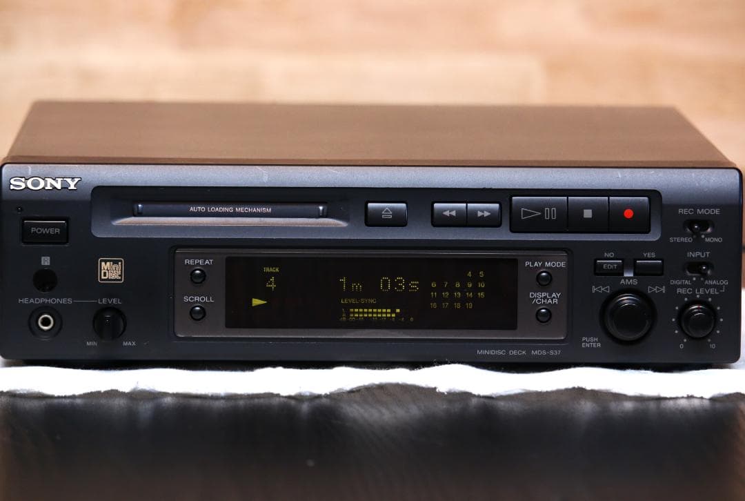 SONY MDS-S37　MD プレイヤー/レコーダー　日本製　完動品