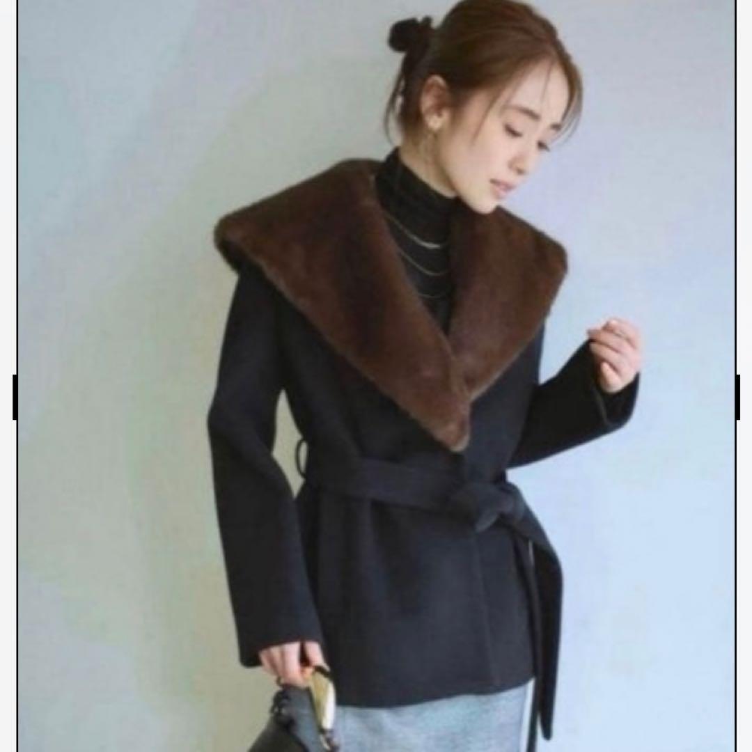 ✨新品未使用✨【Apuweiser-riche】ショールカラーコート