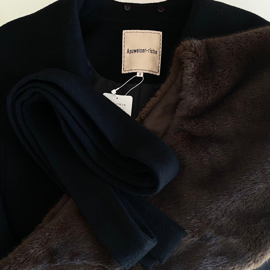 ✨新品未使用✨【Apuweiser-riche】ショールカラーコート