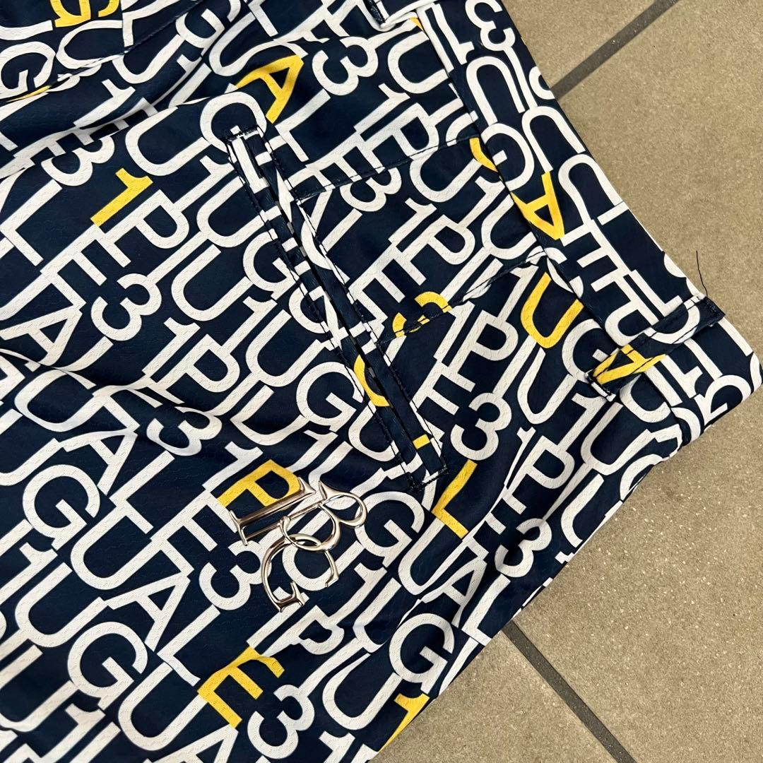 1piu1uguale3GOLF セットアップ　総柄　メンズ　ポロシャツ　パンツ