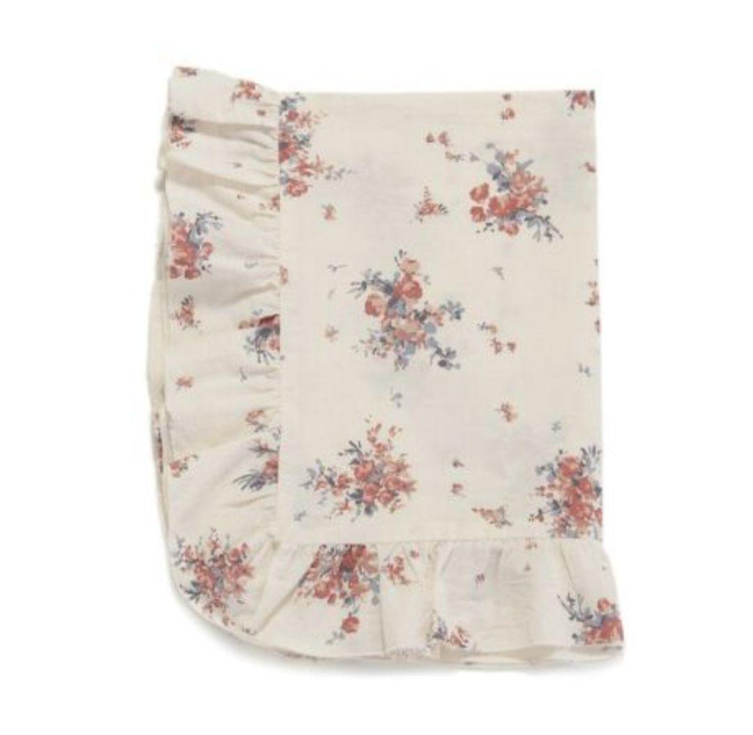 ジェラートピケ　花柄シングル3点セットセット 　新品