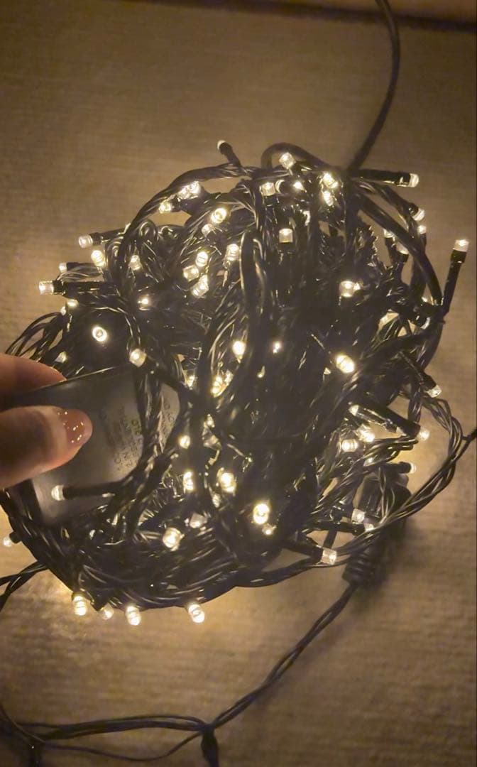 アルザスクリスマスツリー　Alsace 210cm、ライト 200球、収納袋