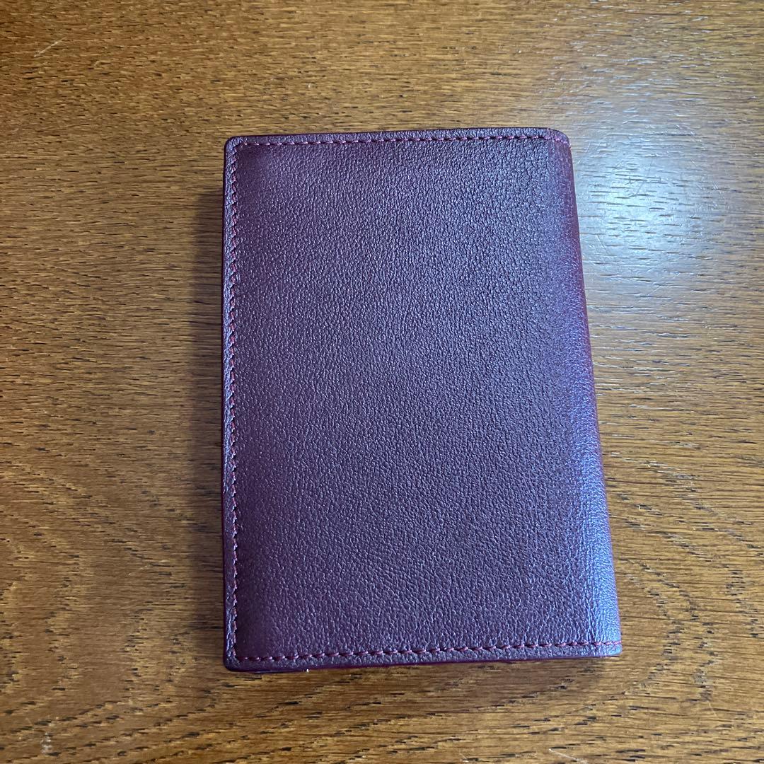 カルティエマスト名刺入れ　ボルドー