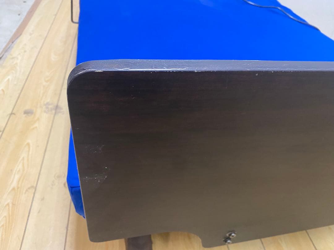 収納式電動ベッド・2モーター★YMD-B02★ブルー 75001-1-015