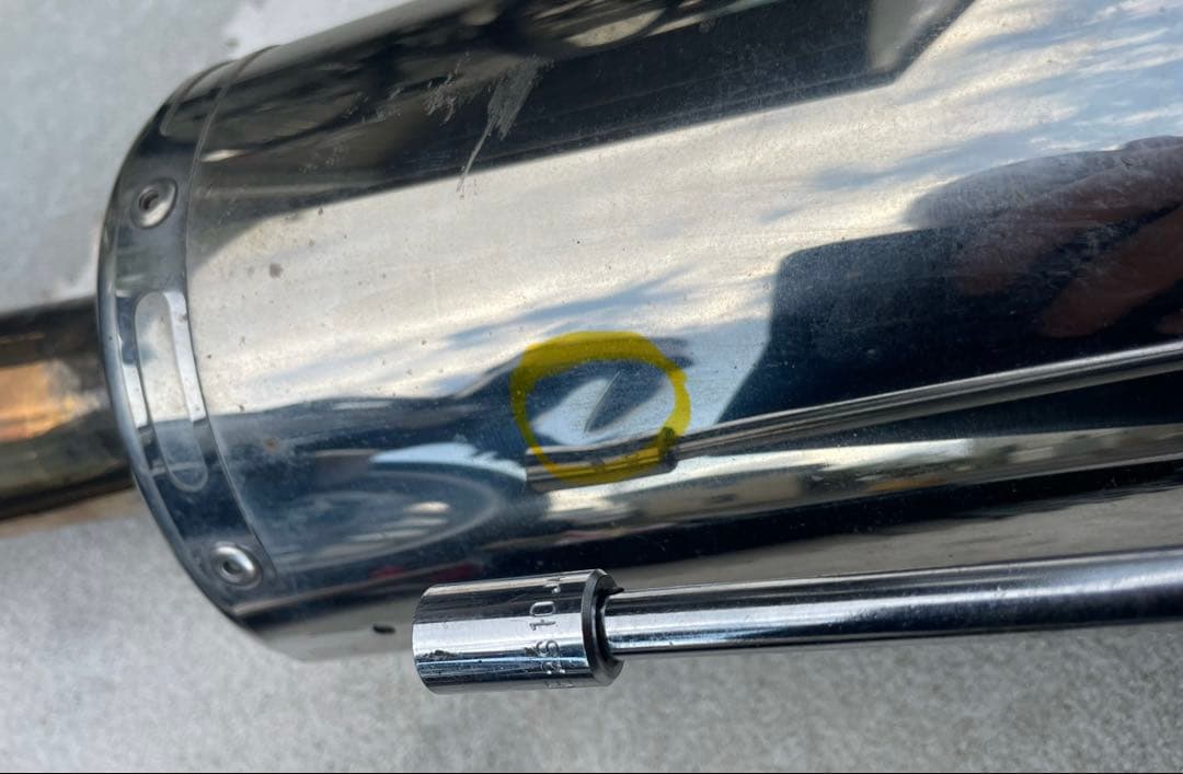 NC700X スリップオンマフラー　MUGEN 無限NC750Xで使用