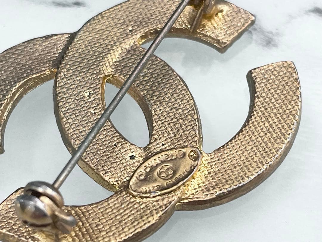 CHANEL シャネル　ブローチ　ラインストーン　ヴィンテージ