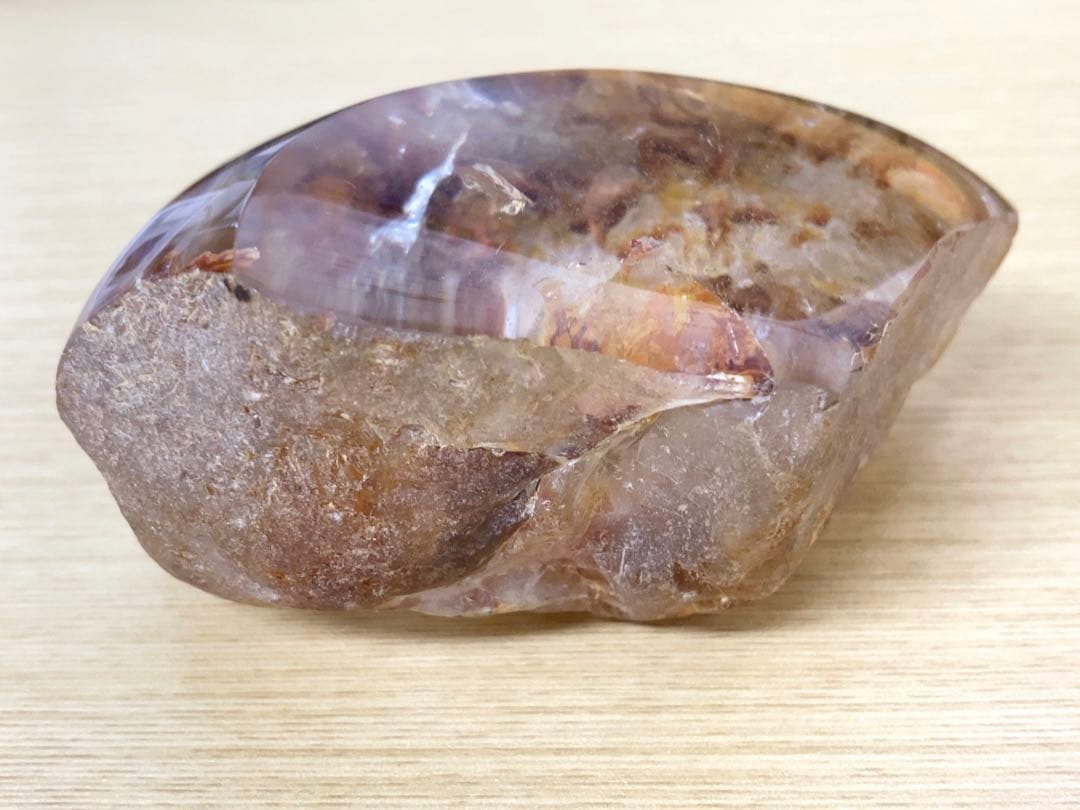 天然パワーストーン・虹色結晶入りガーデンクォーツ原石