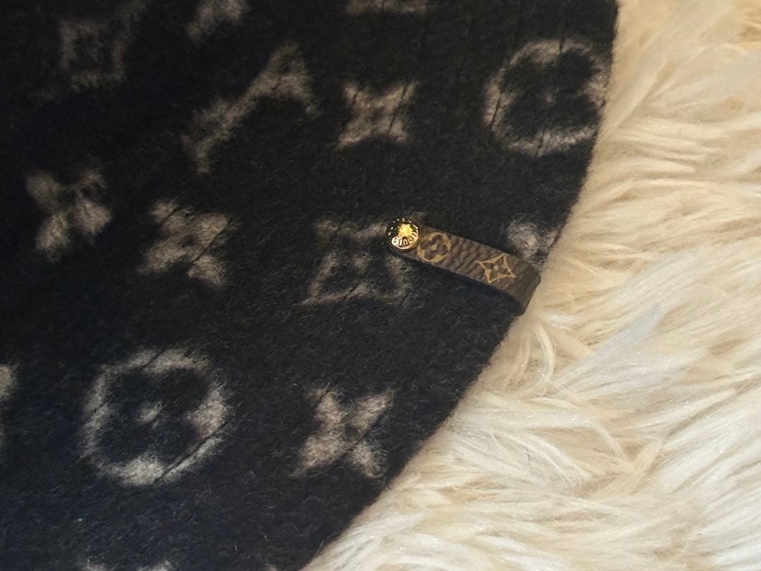 【美品】LOUIS VUITTONルイヴィトン モノグラムフェルトバケットハット