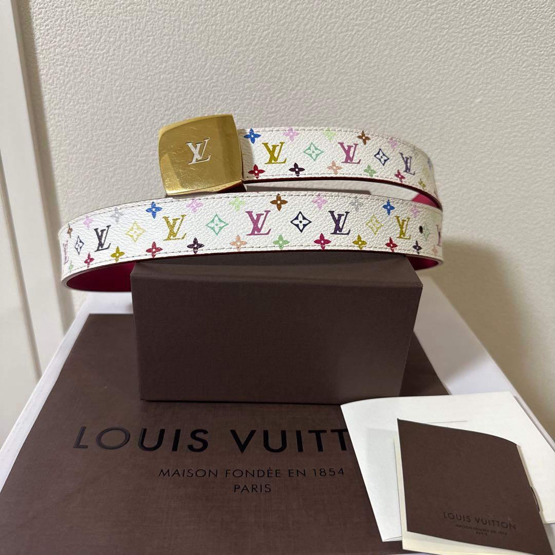 ルイ・ヴィトン LOUIS VUITTON マルチカラー ベルト