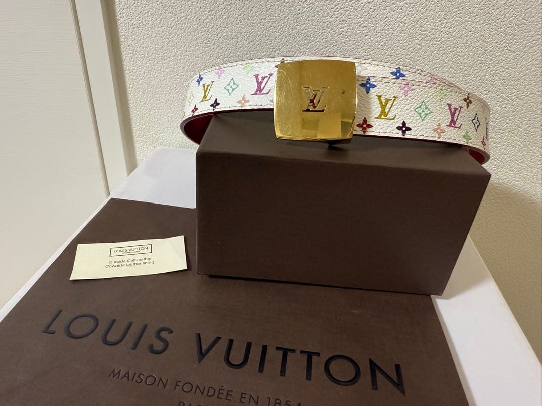 ルイ・ヴィトン LOUIS VUITTON マルチカラー ベルト