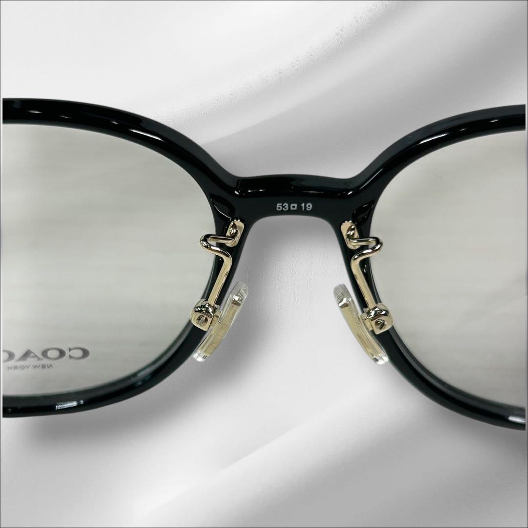 現行✨COACH ディズニーコラボ　ブラックフレーム メガネサングラス