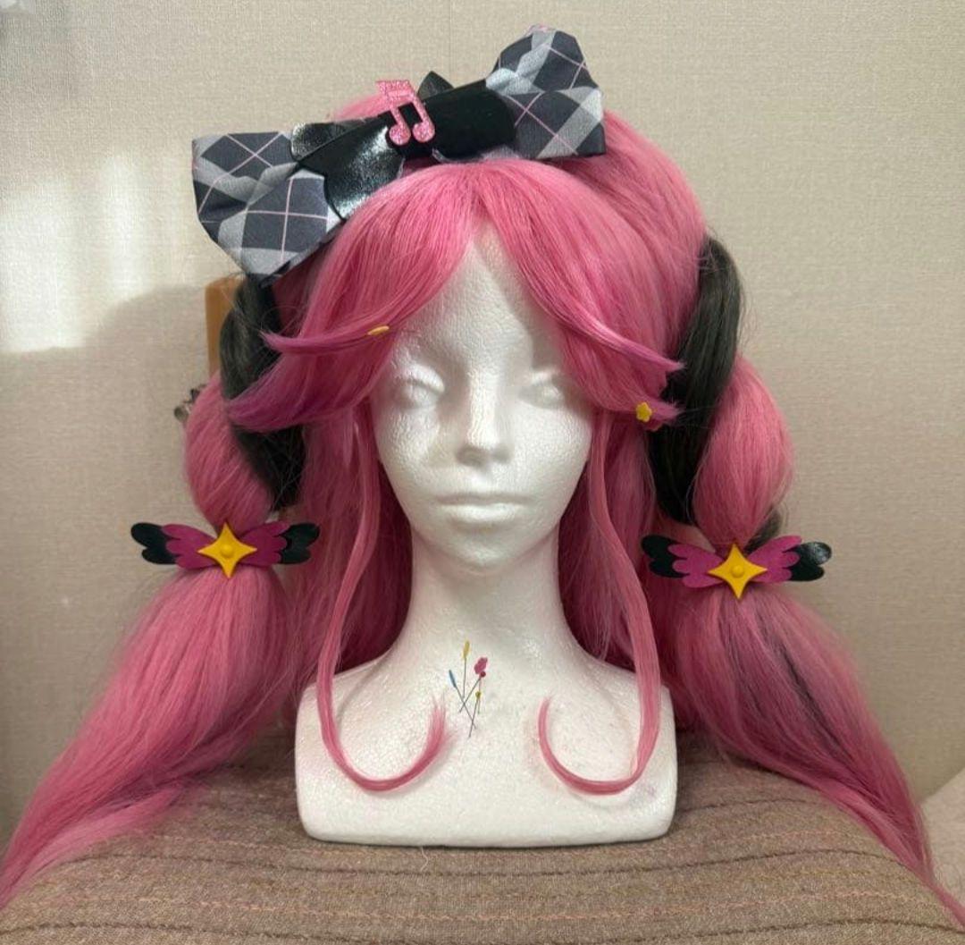 キミとアイドルプリキュア キュアキッス コスプレ衣装 ウイッグ付き