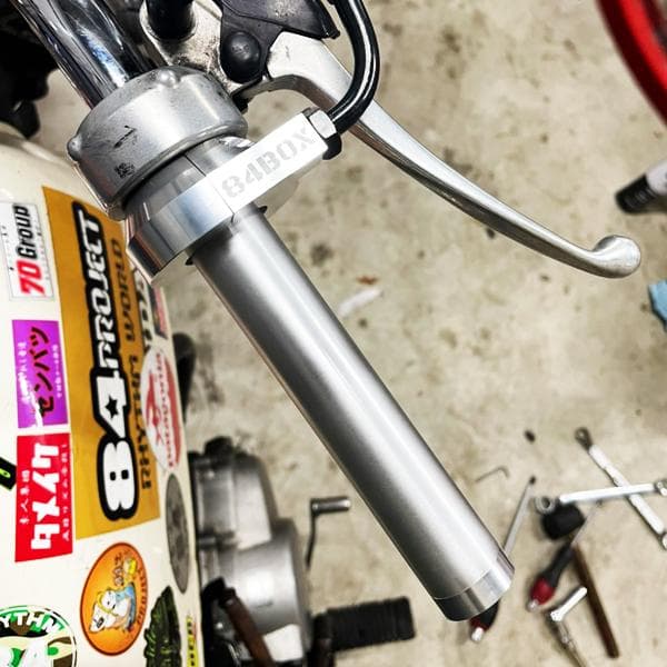 84スロ③ 84ボックス シルバー ハチヨン ハンドル 2点セット