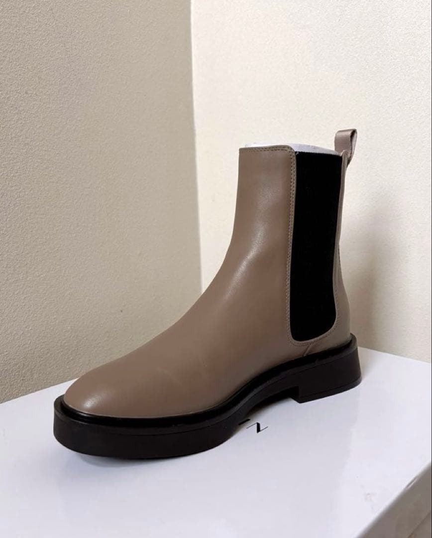 ❤️LANVIN❤️ランバンオンブルー サイドゴア ボアブーツ 22.5㎝ 新品