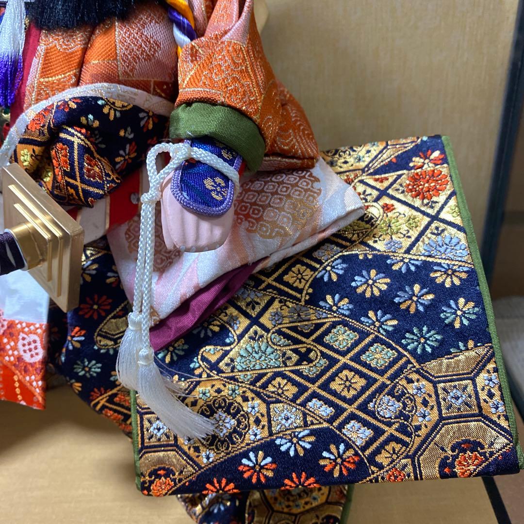 ケース入り日本人形　秀月　兜差