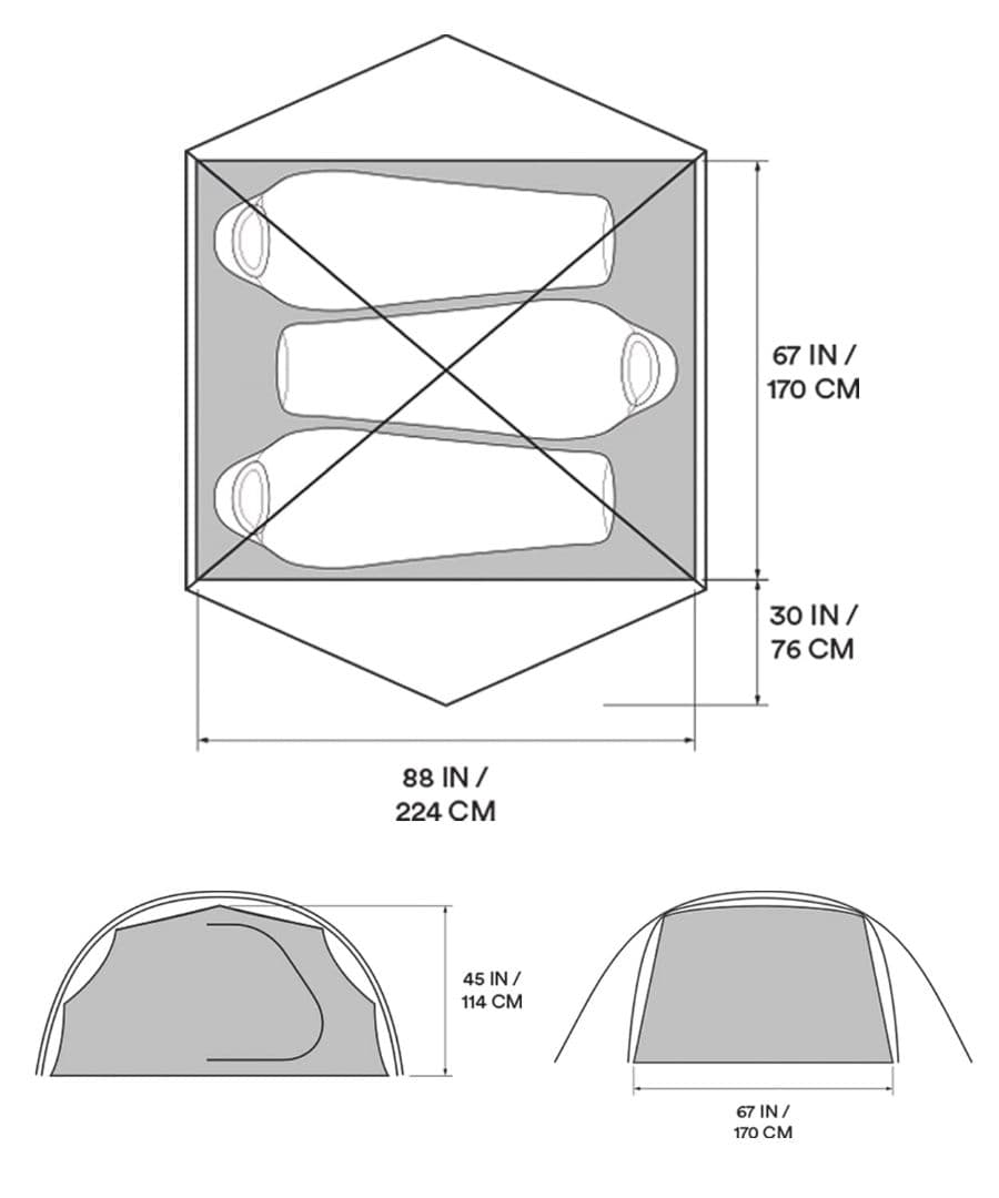 マウンテンハードウェア Tent ミネラルキング 3 テント