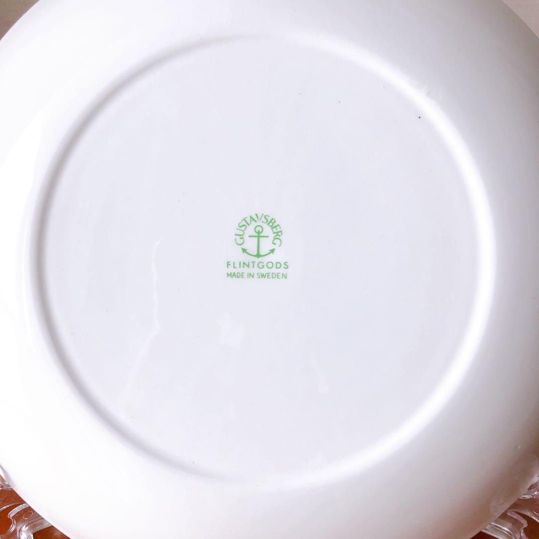 【超稀少】Gustavsberg(グスタフスベリ)　汽車　絵皿　プレート21cm