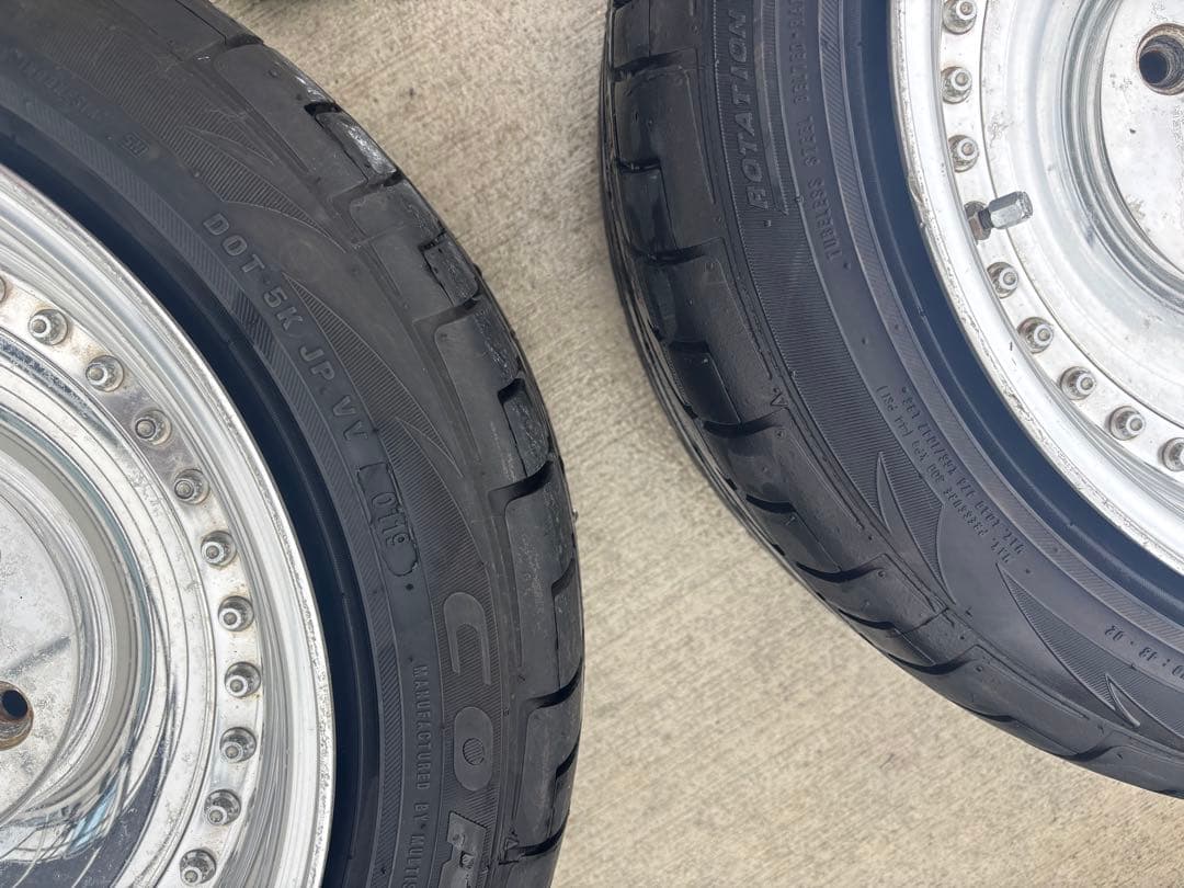 値下げ　希少　鍛造　深リム　15インチ　8.5j 5H114.3 エプシロン