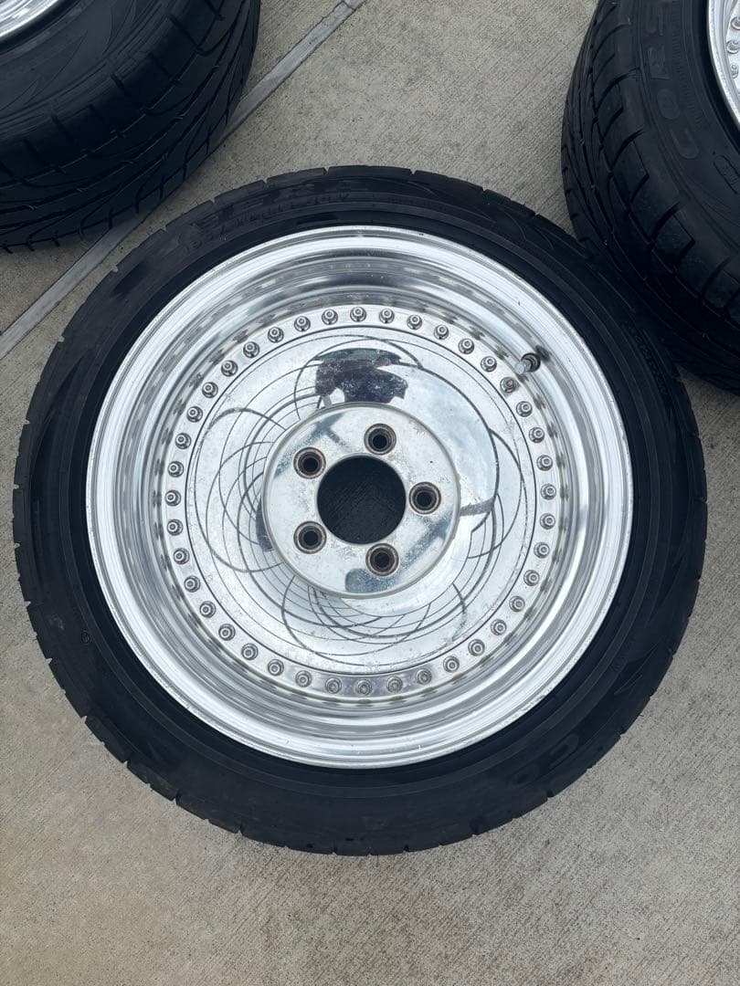 値下げ　希少　鍛造　深リム　15インチ　8.5j 5H114.3 エプシロン