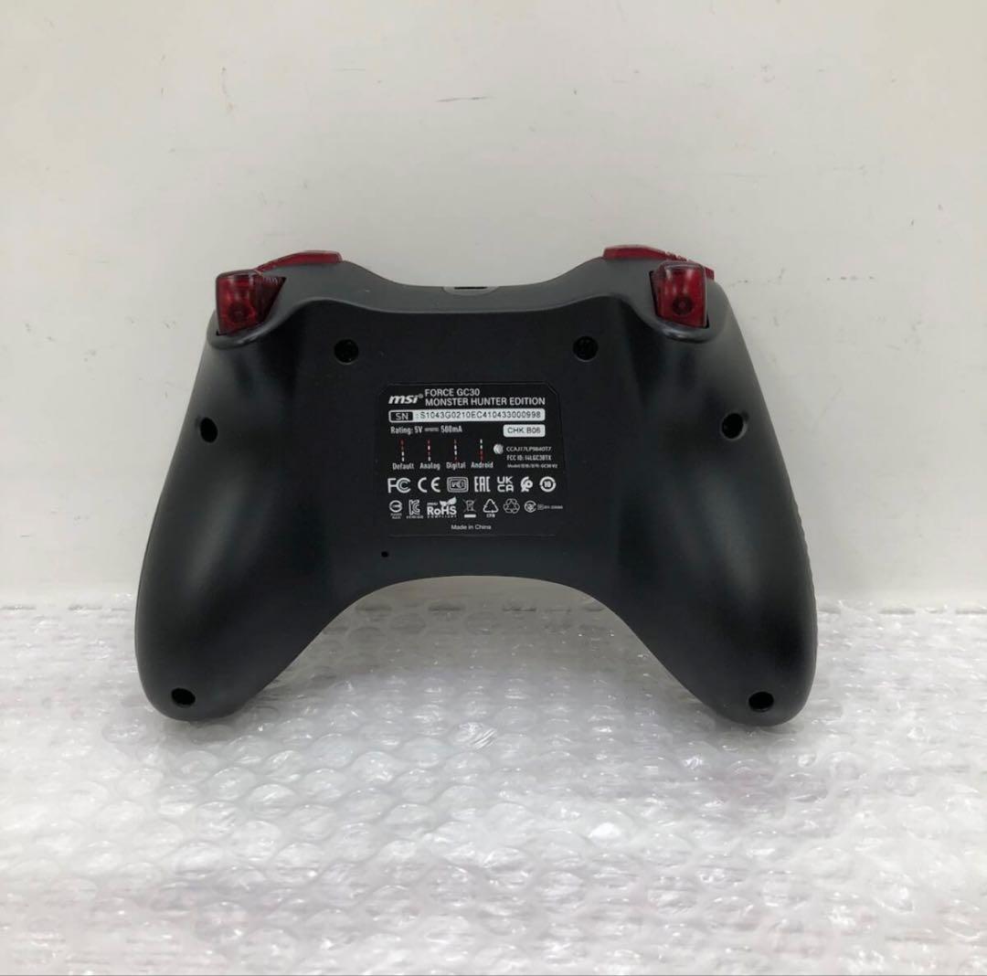 モンスターハンター　モンハン　ゲーミング　コントローラー　MSI GC30