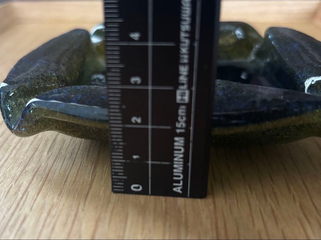 稲嶺盛吉 灰皿 琉球ガラス