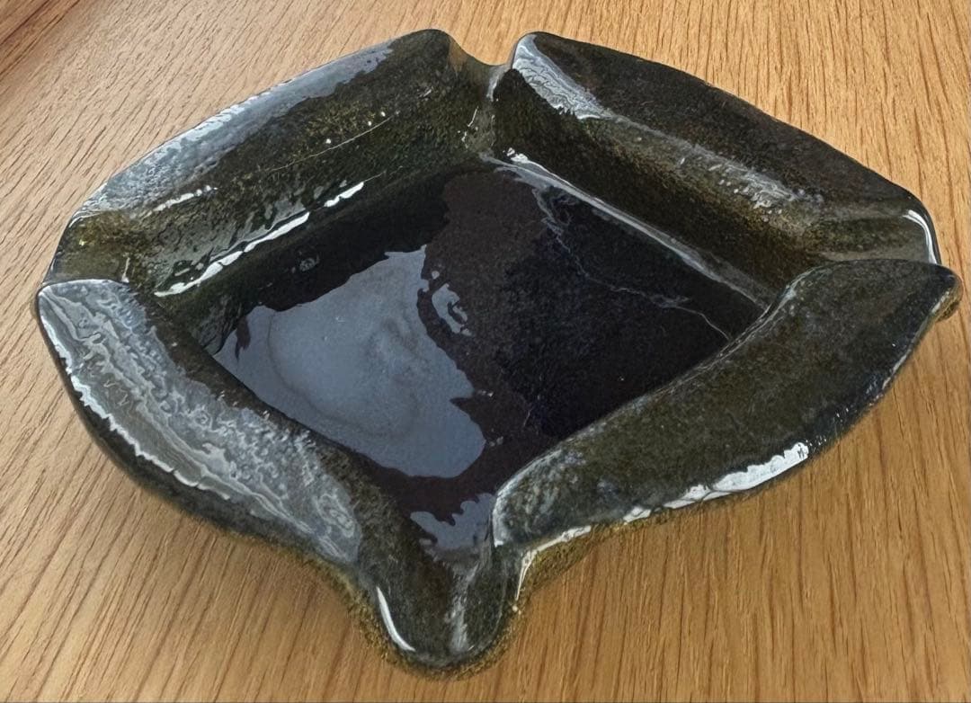 稲嶺盛吉 灰皿 琉球ガラス