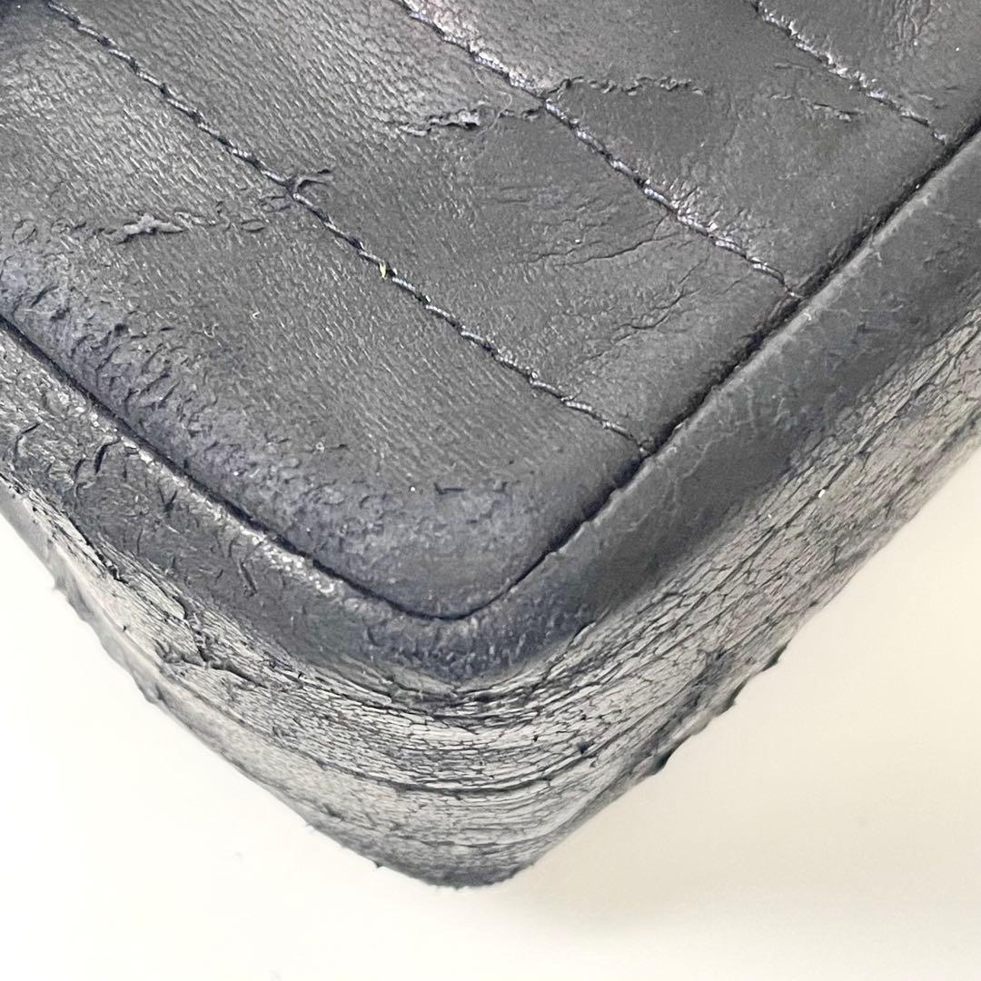 ららシャネル　マドモワゼル　ラムスキン　ターンロック　チェーンショルダー