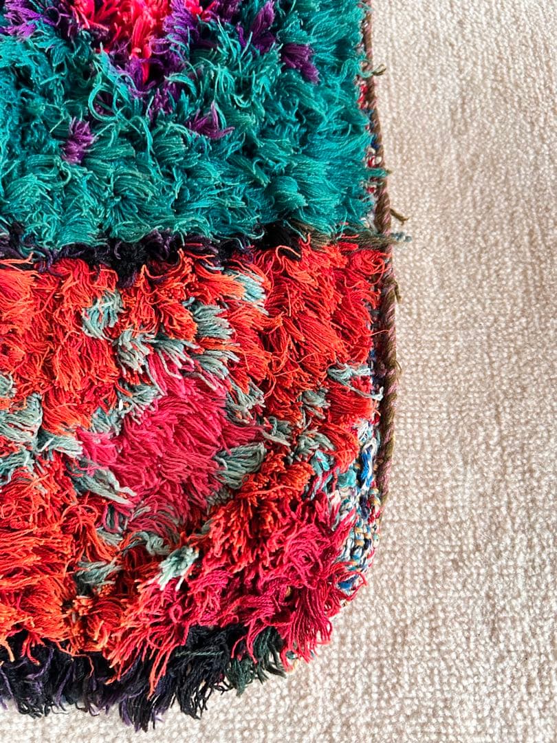 クリスマス限定価格‼️モロッコラグボシャルウィットヴィンテージラグ大判