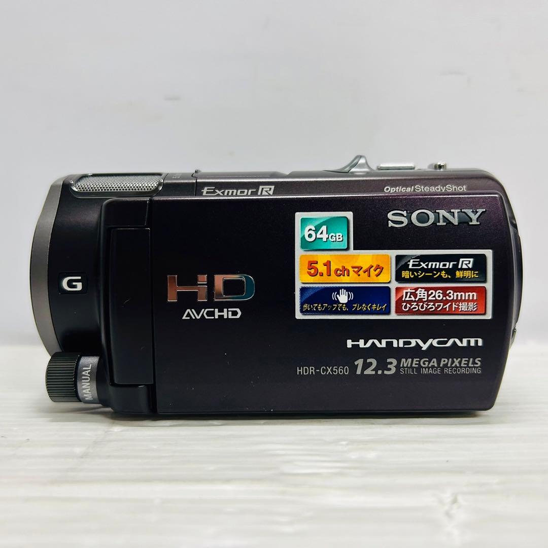 ★美品★ SONY Handycam HDR-CX560BRビデオカメラ176