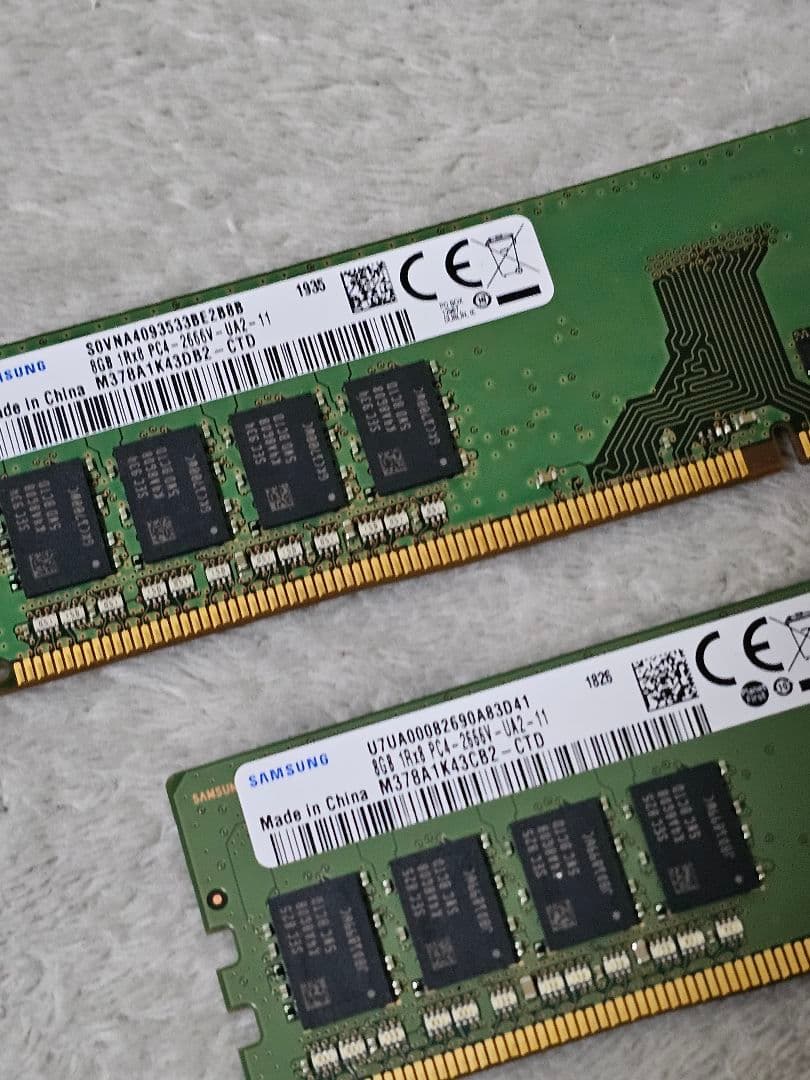 Samsung DDR4 2666 8GB ×2 計 16GB