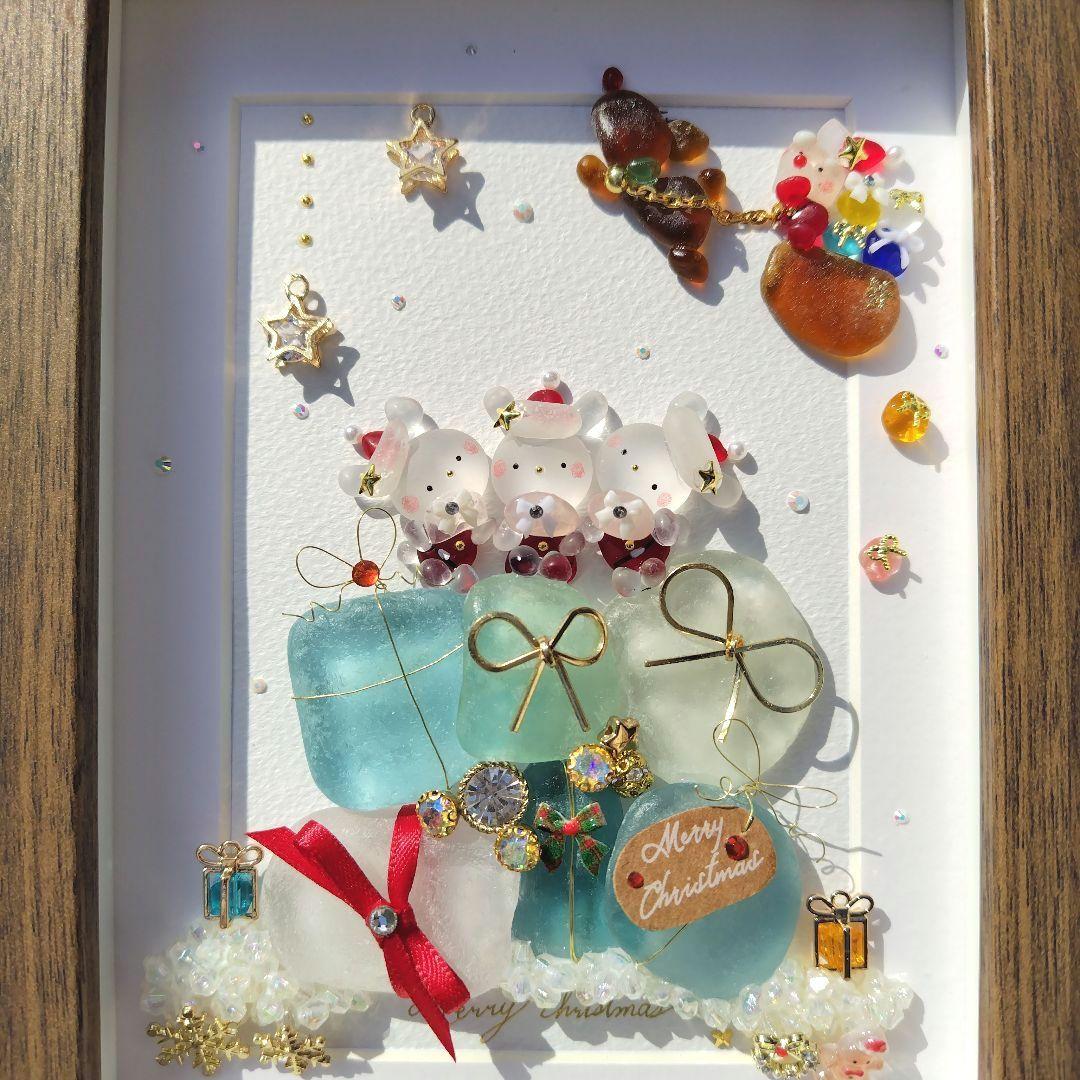 チーコ様 シーグラスアート『 聖夜～素敵なプレゼント～』他2点