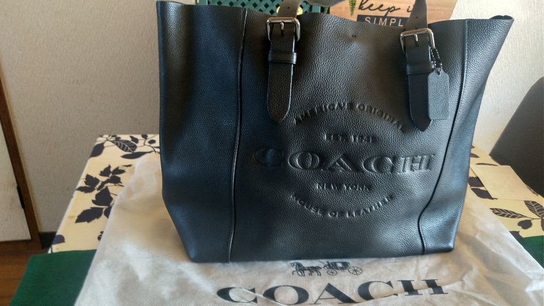 コーチメンズトートバック