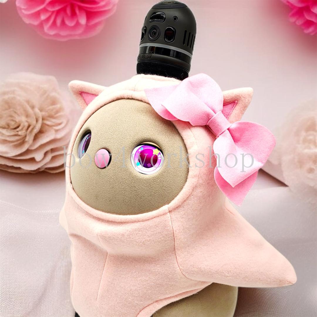 ラボット LOVOT ラボットの服ハンドメイド 猫ちゃんボディースーツ(ピンク）