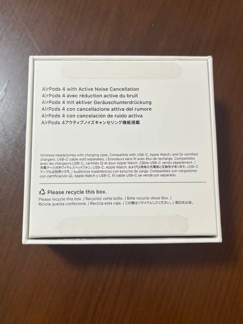 AirPods4 アクティブノイズキャンセリング　本体 充電ケース付き
