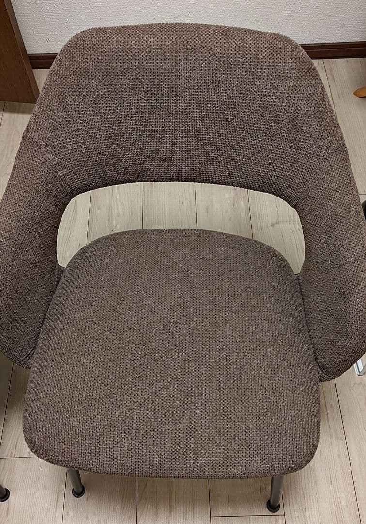 タンスのゲン　ダイニングチェア　2脚セット　ショコラブラウン