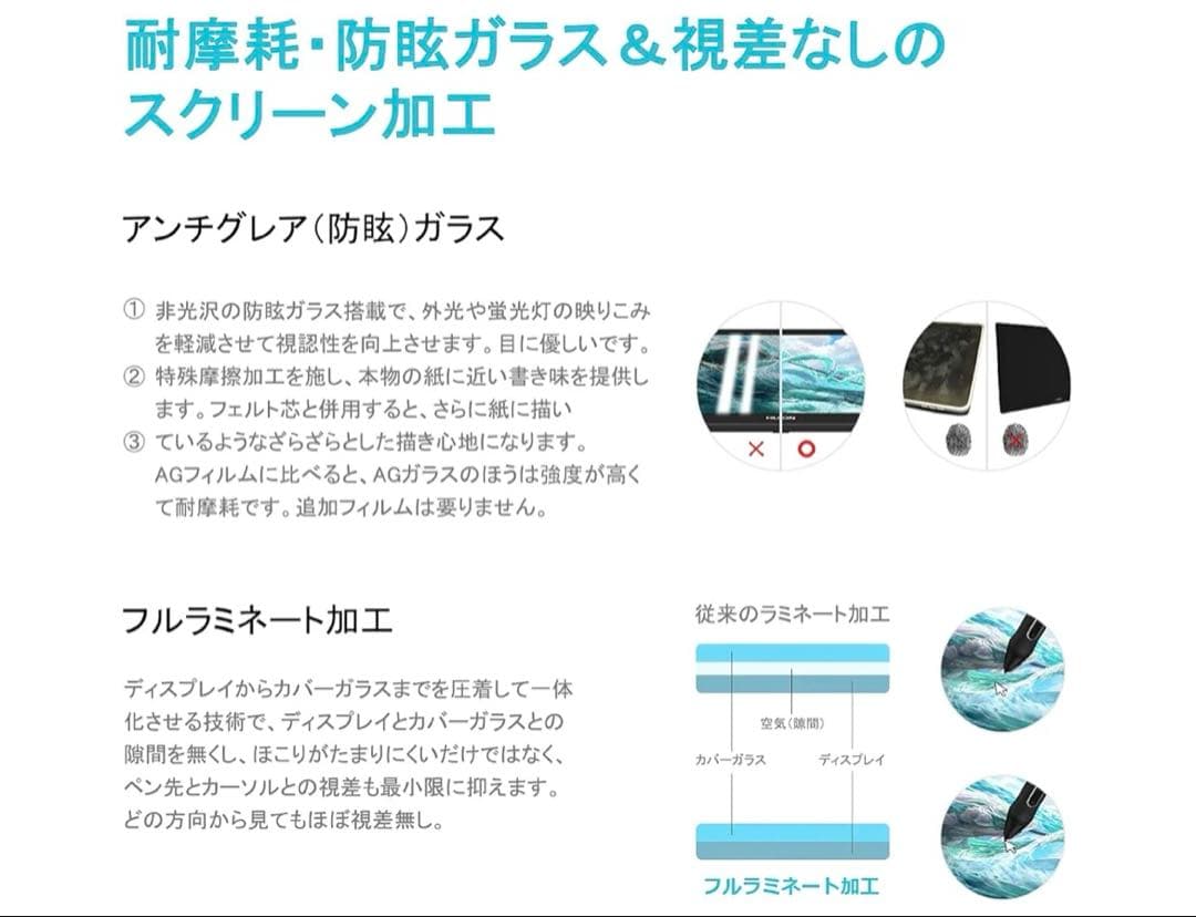 【ほぼ未使用】KAMVAS Pro 24 (4K) 液晶ペンタブレット+付属品