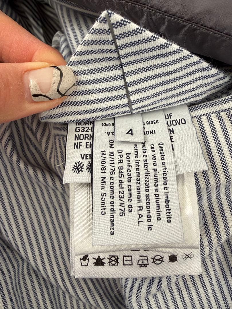 ※ LVMH homme※モンクレール ガム・ブルー ロングダウンコート