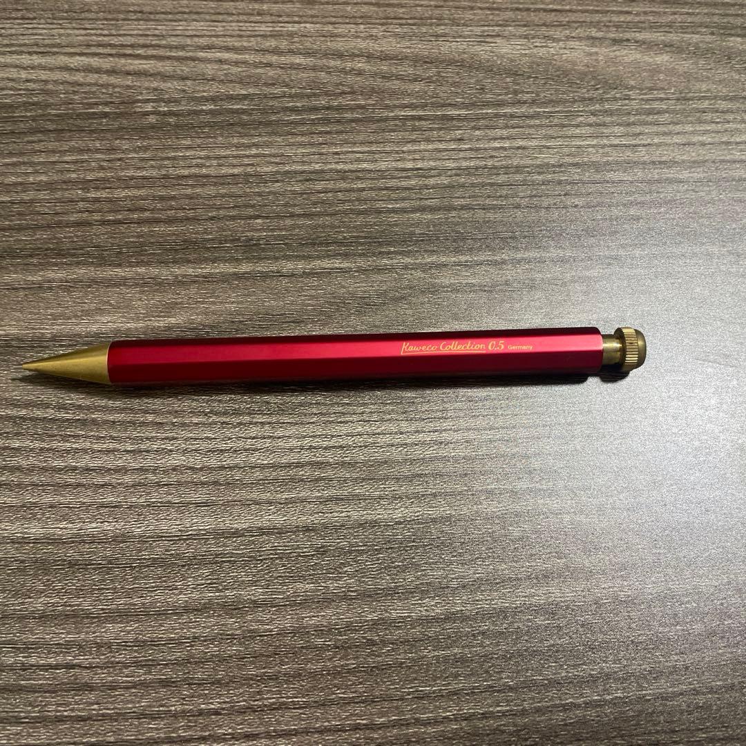 【未使用に近い】カヴェコ スペシャル シャープペンシル0.5mm 限定色レッド