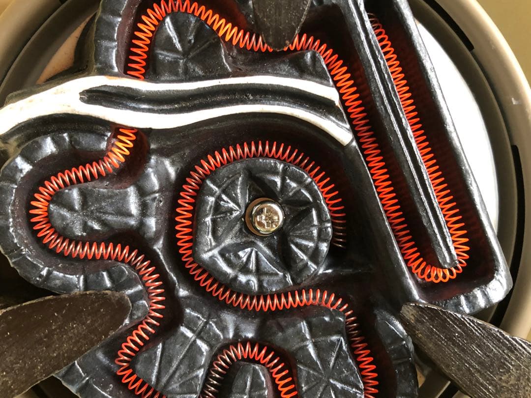 《R》茶道具 織部B 野々田式 風炉型電熱器 元箱　260109き2