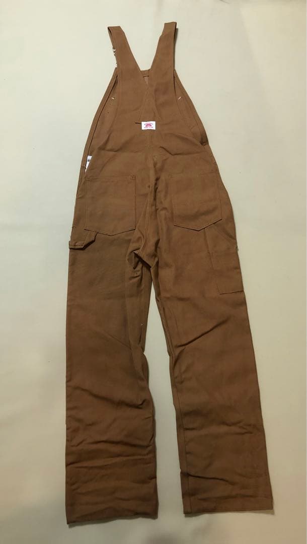 美品32×32 アメリカ製！ラウンドハウス　ダブルニーオーバーオール i66s