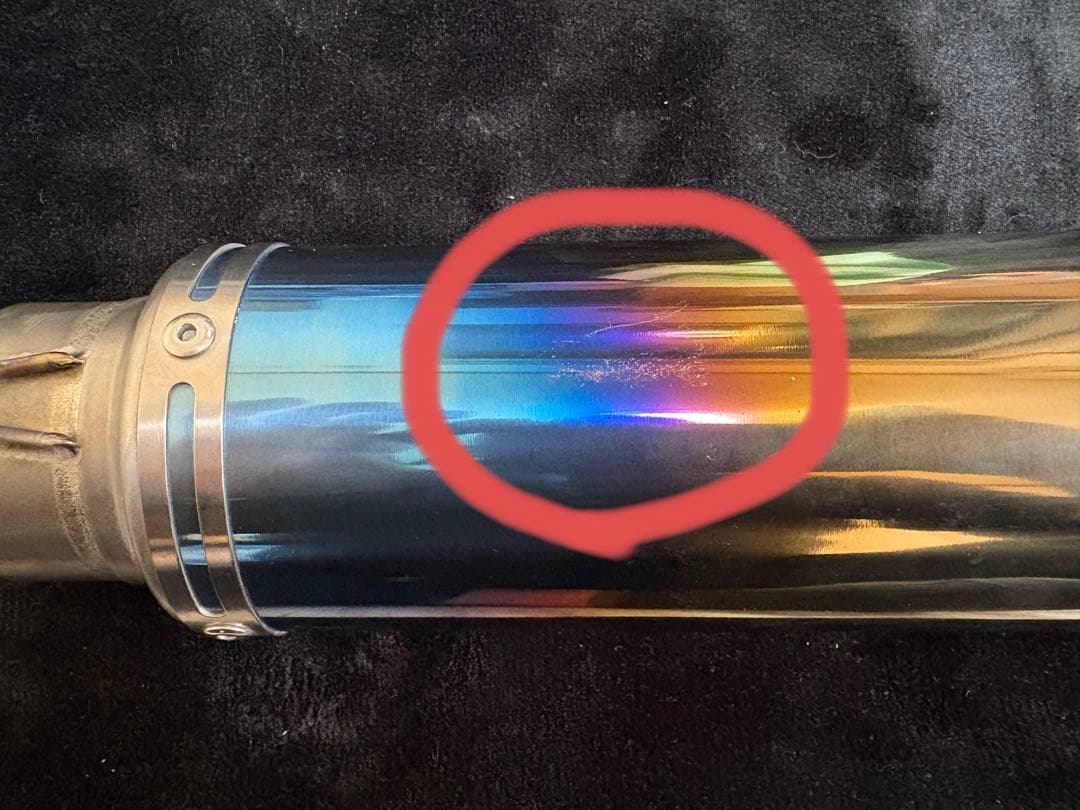 【美品】LCIPARTS ショートフルチタン スリップオン マフラー