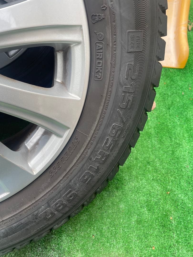 215/65R16 グッドイヤースタッドレスタイヤ・ホイールセット