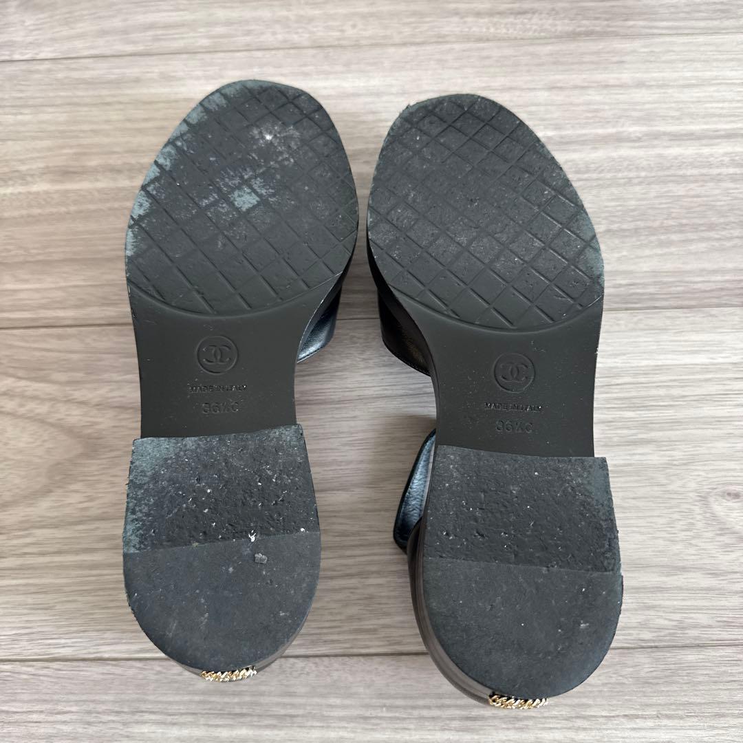 CHANEL 23SS ブラック メリージェーン　パンプス