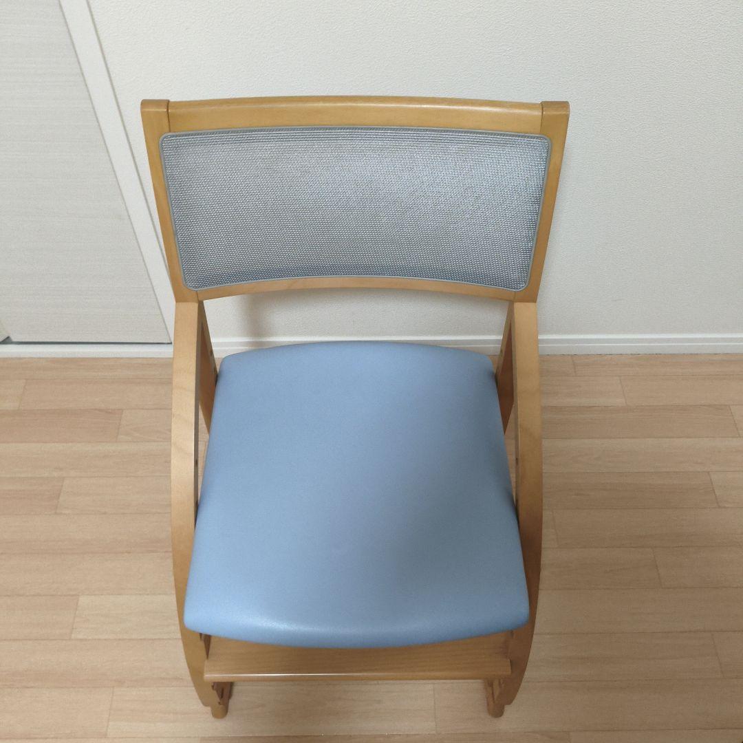 カリモク デスクチェア 学習椅子 クレシェ XT2401KS フローラルブルー