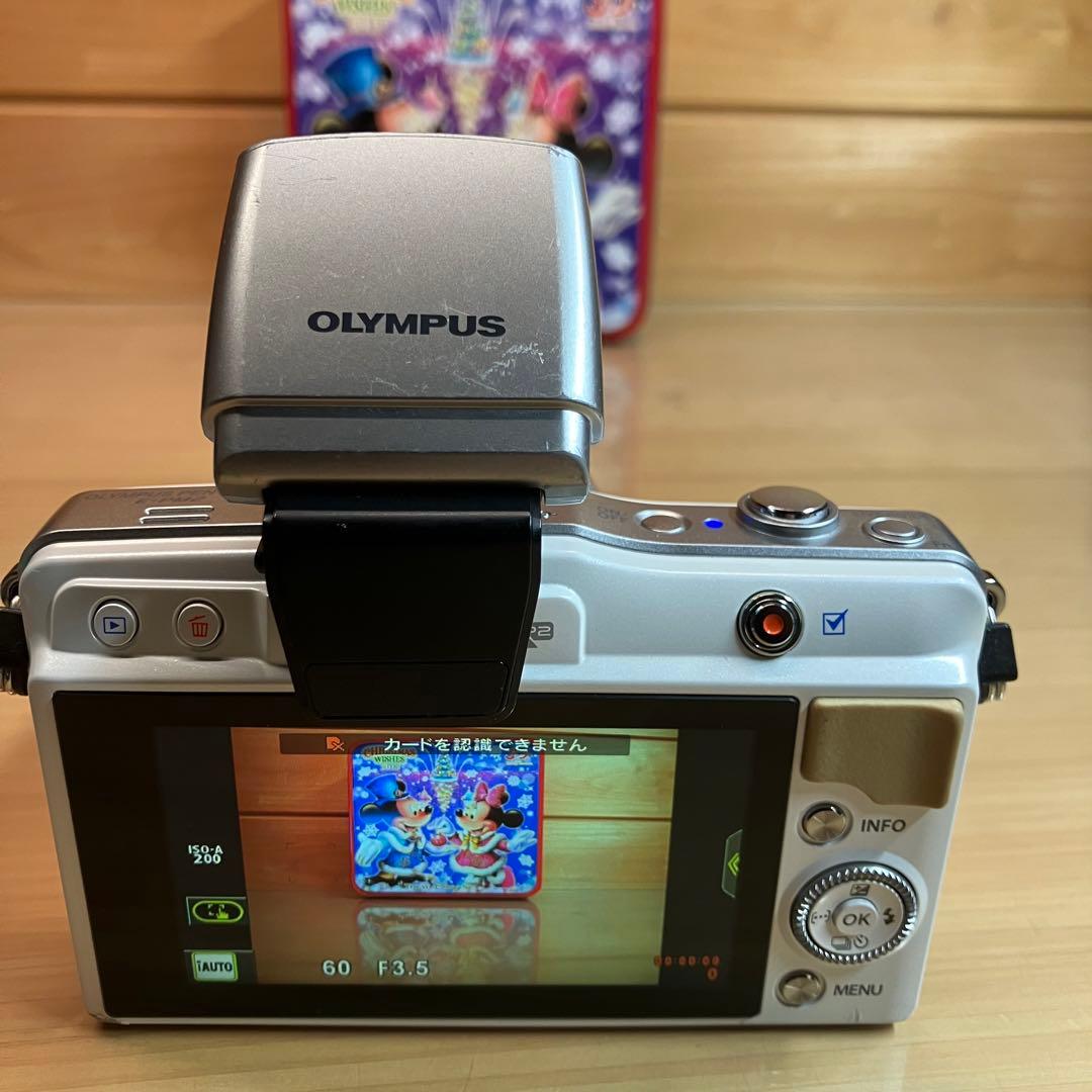 OLYMPUSオリンパス PEN mini E-PM2 ホワイト ミラーレス一眼