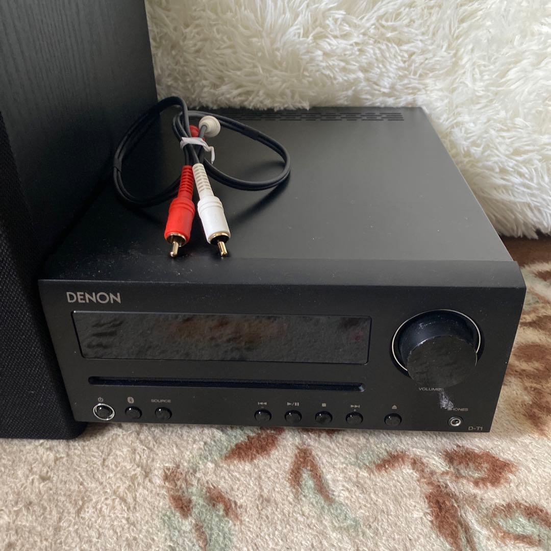DENON ミニコンポ スピーカー2台付き 中古