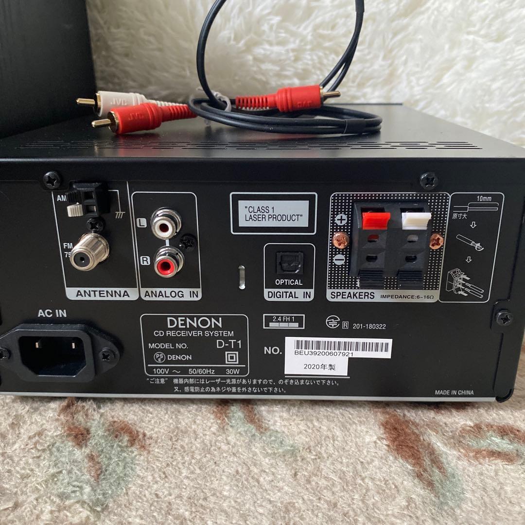 DENON ミニコンポ スピーカー2台付き 中古
