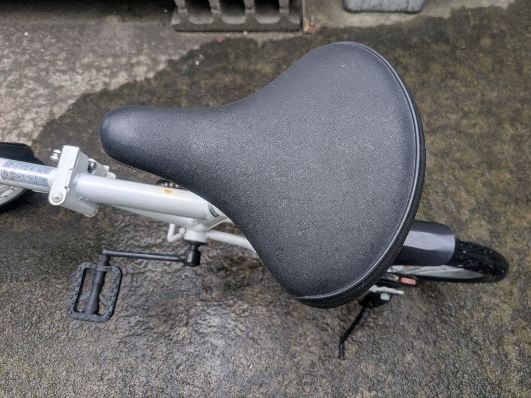 【はじめ】TRAVIS　 折りたたみ自転車 ホワイト　16インチ